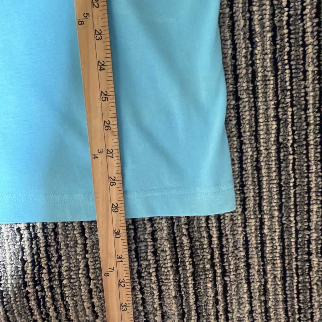 Men's Short Sleeve Polo Shirt Saddlebred Blue Size M Preppy Casual
