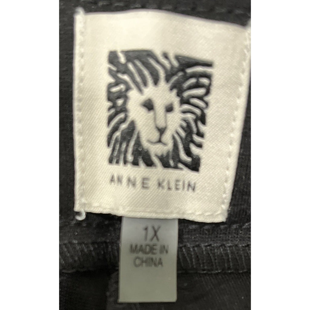 Anne Klein Straight Leg Black Dress Pants Sz 1X NWT