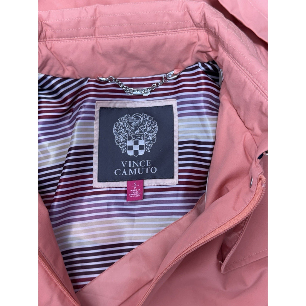 VINCE CAMUTO Canyon Clay (pink) Hooded Anorak Jacket Women’s Size Small Rain