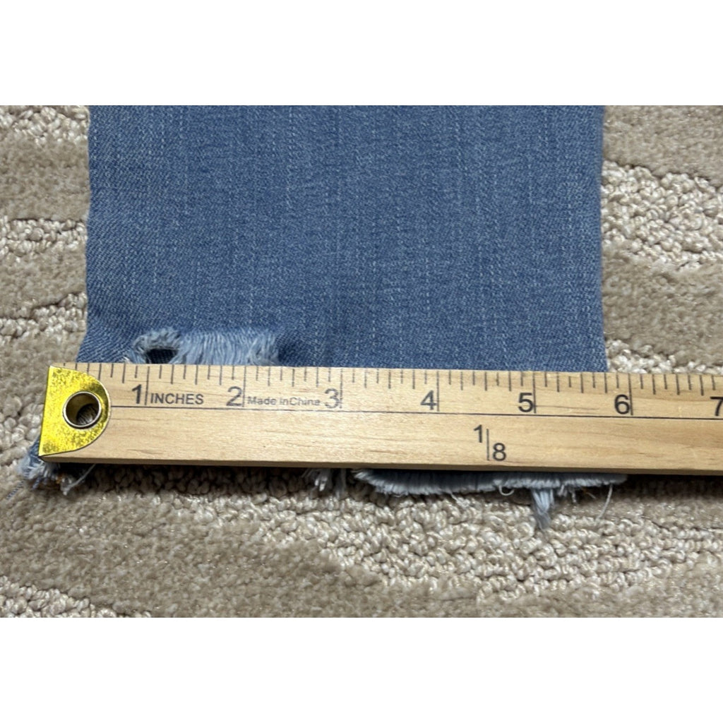 KanCan Jeans Women 7/27 Blue Skinny High Rise Denim Distressed Button Fly