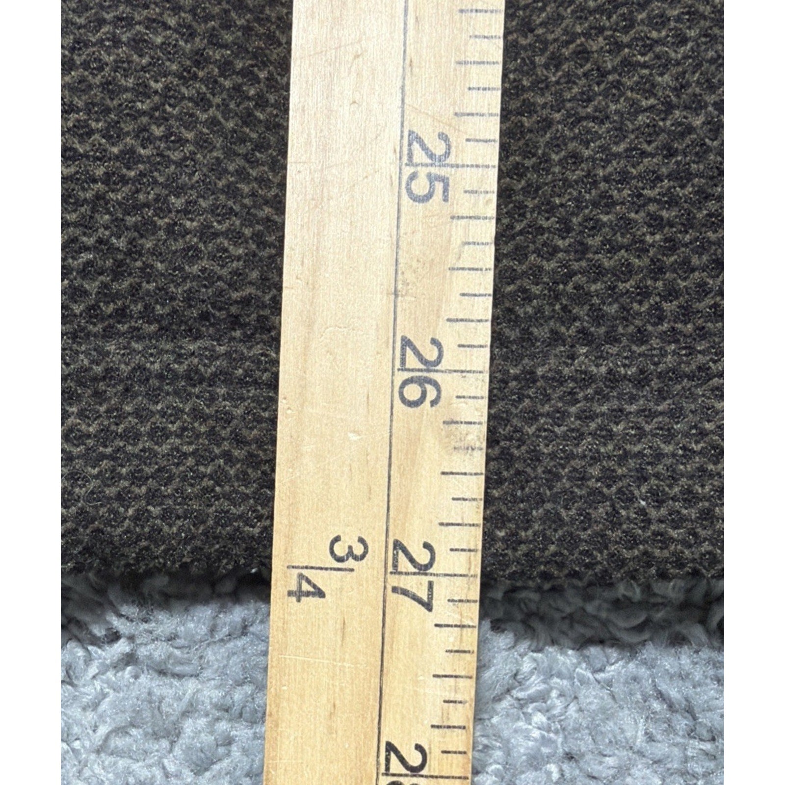 Orvis Quarter Zip Sherpa Lined Pullover Sweater Jacket Men's M Brown