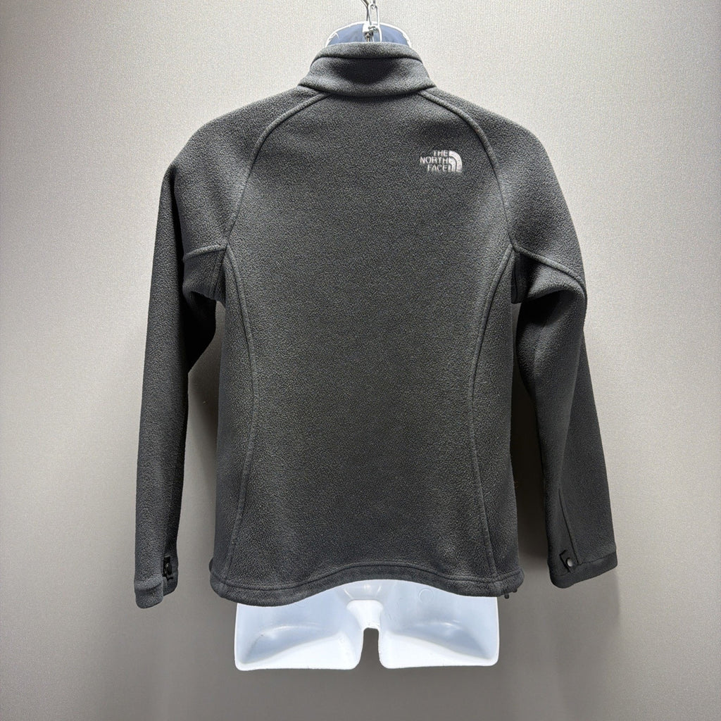THE NORTH FACE Full Zip Up Long Sleeve Black Fleece Jacket Men's Size Small