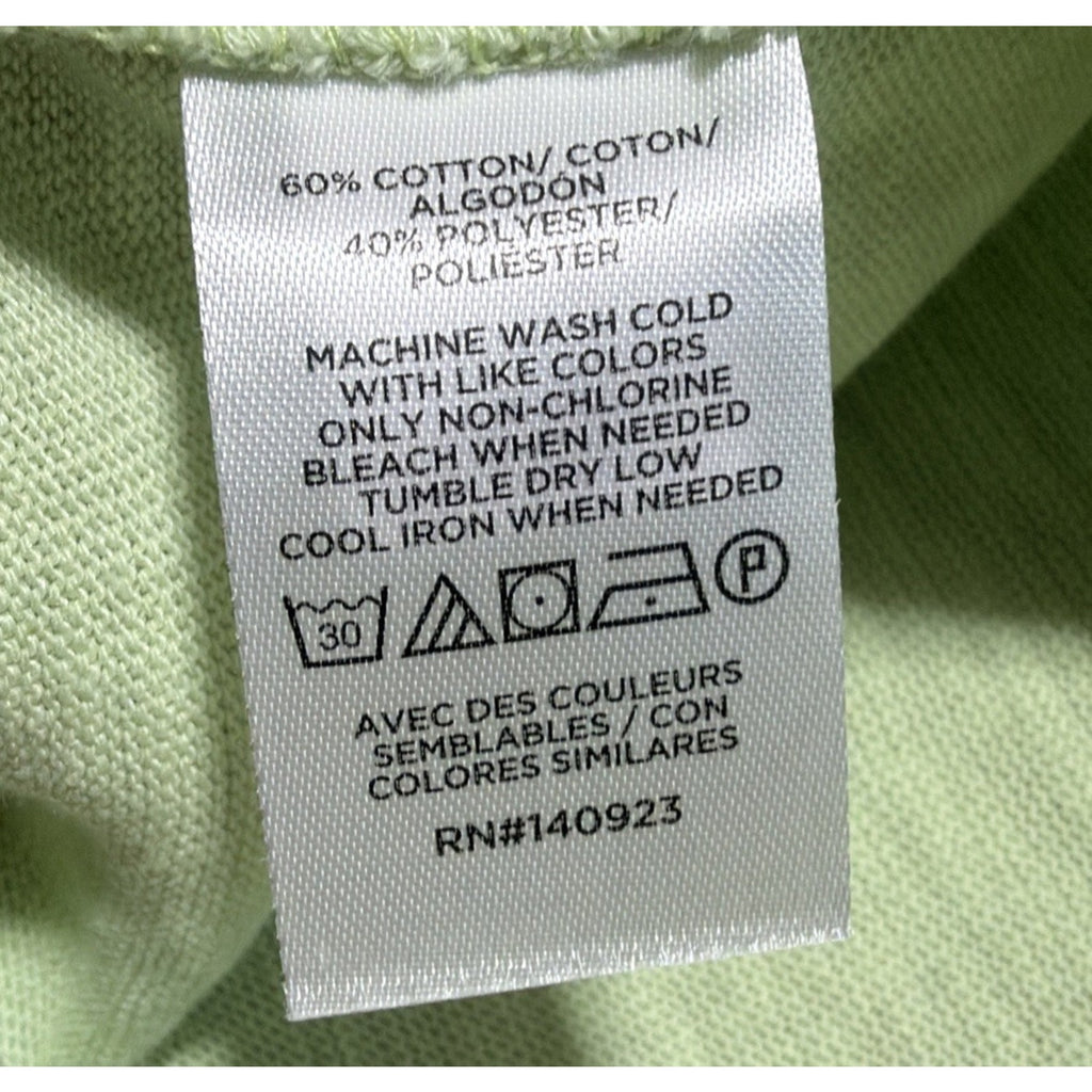 LOFT Womens Oversized Vacation Knit Top Size XXS Lime Green