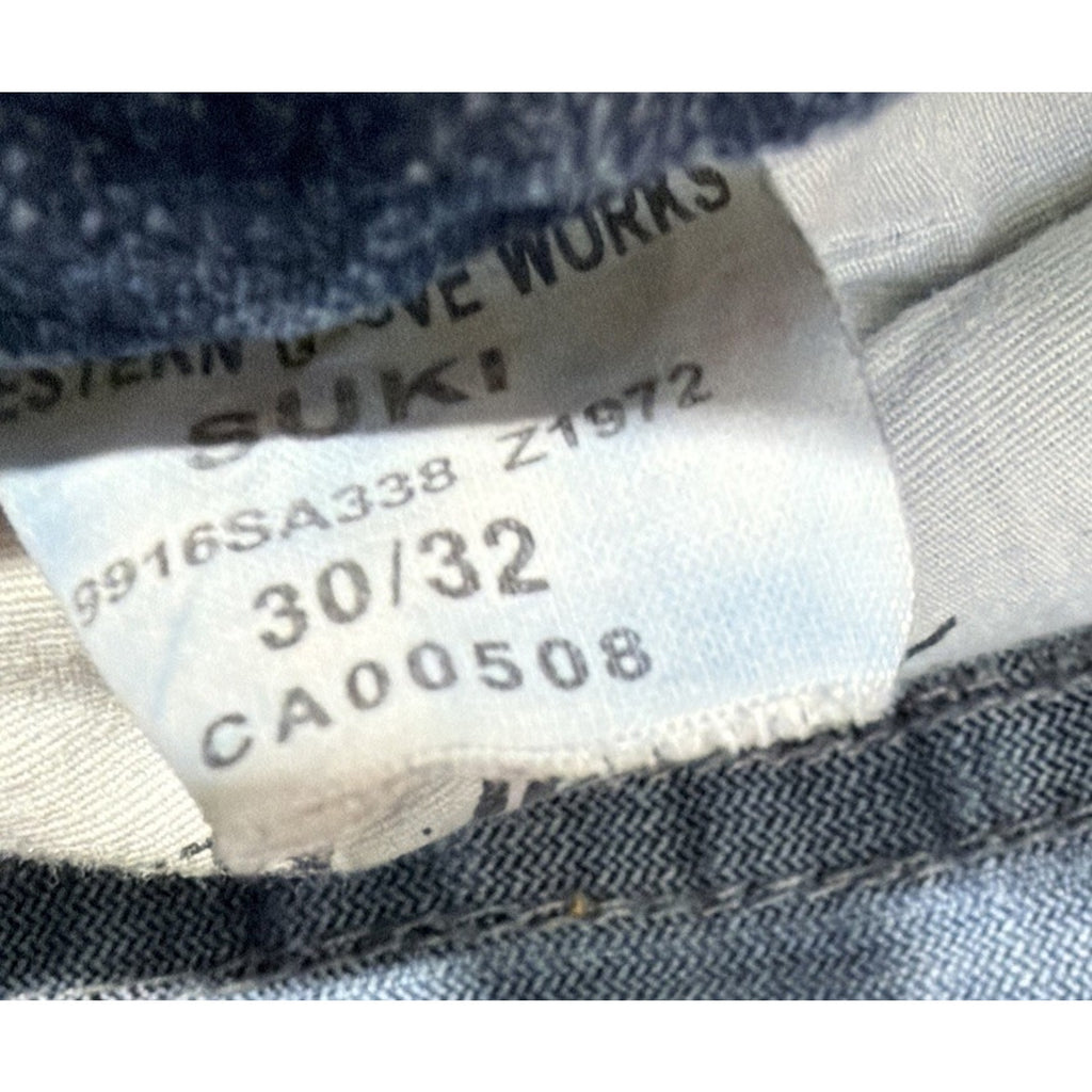 Silver Suki Bootcut Jeans Women's 30 Blue Stretch Denim Mid Rise