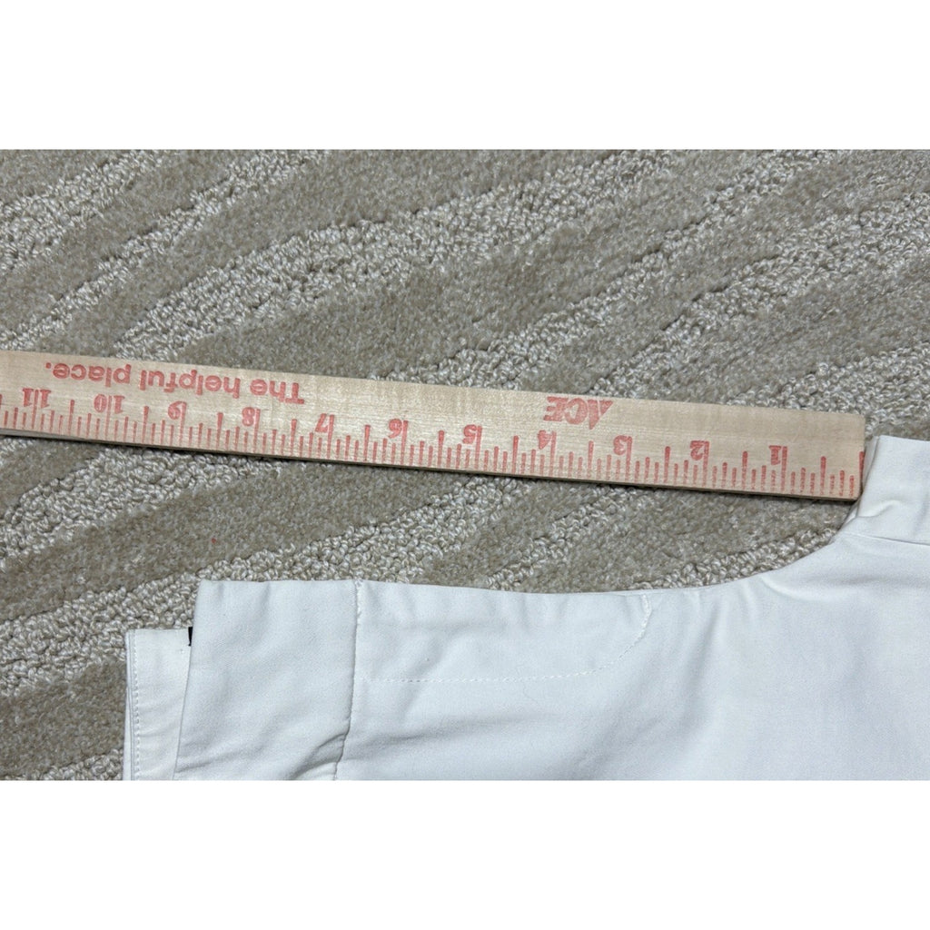 Ann Taylor Factory Signature White Straight Leg Cropped Pant Sz 2 Petite 29x22