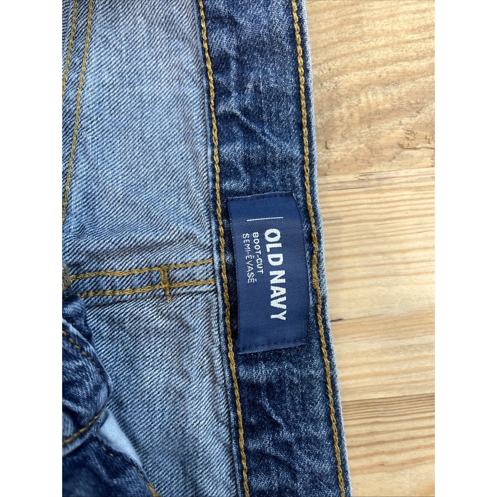 Old Navy Boys Denim Jeans Boot-Cut Semi Evase 12 Husky 29x27