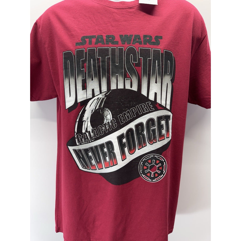 Star Wars Death Star Galactic Empire Never Forget Men’s T-Shirt Size M NWT