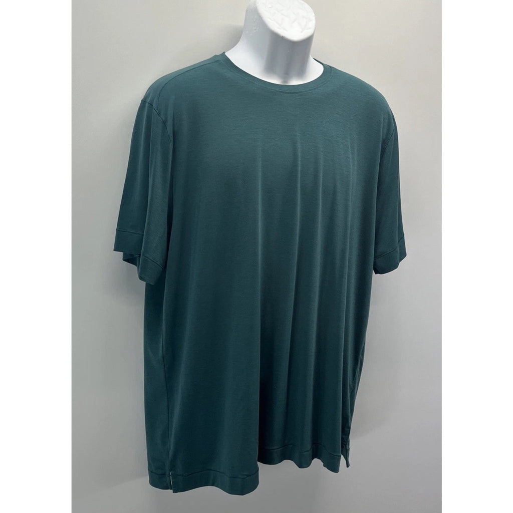 Old Navy Active T-Shirt Men's XL Green Short Sleeve 4 Way Stretch Dry Fit