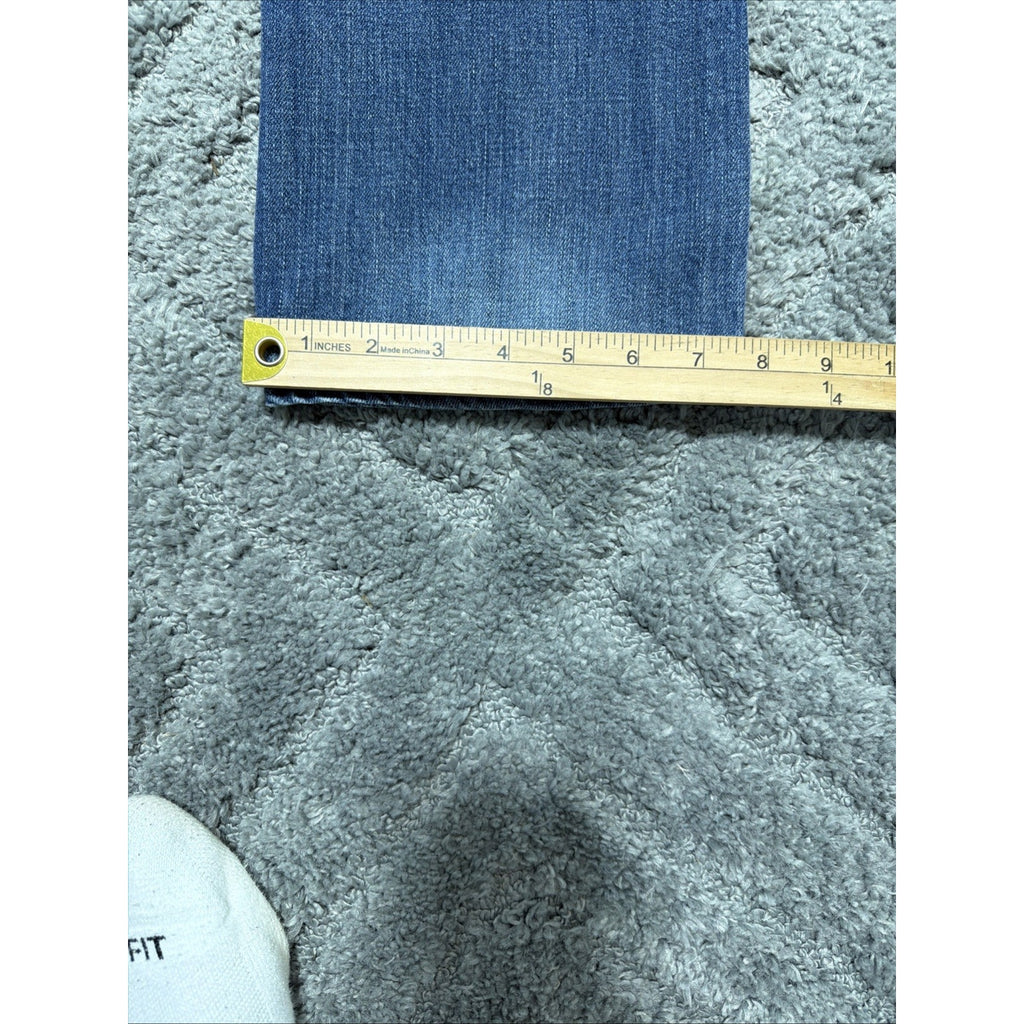 ABERCROMBIE & FITCH Y2K Jeans EMMA Bootcut Womens 6 27x33 Stretch Actual 28x31