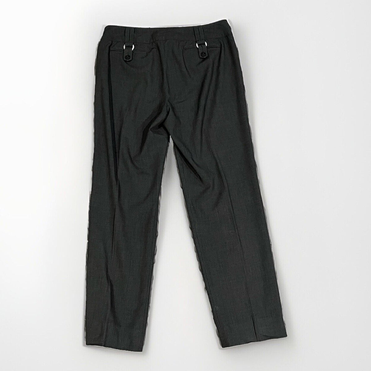 Sharagano EUC Women’s Grey Dress Pants Size 8 32x28.5” Flat Front