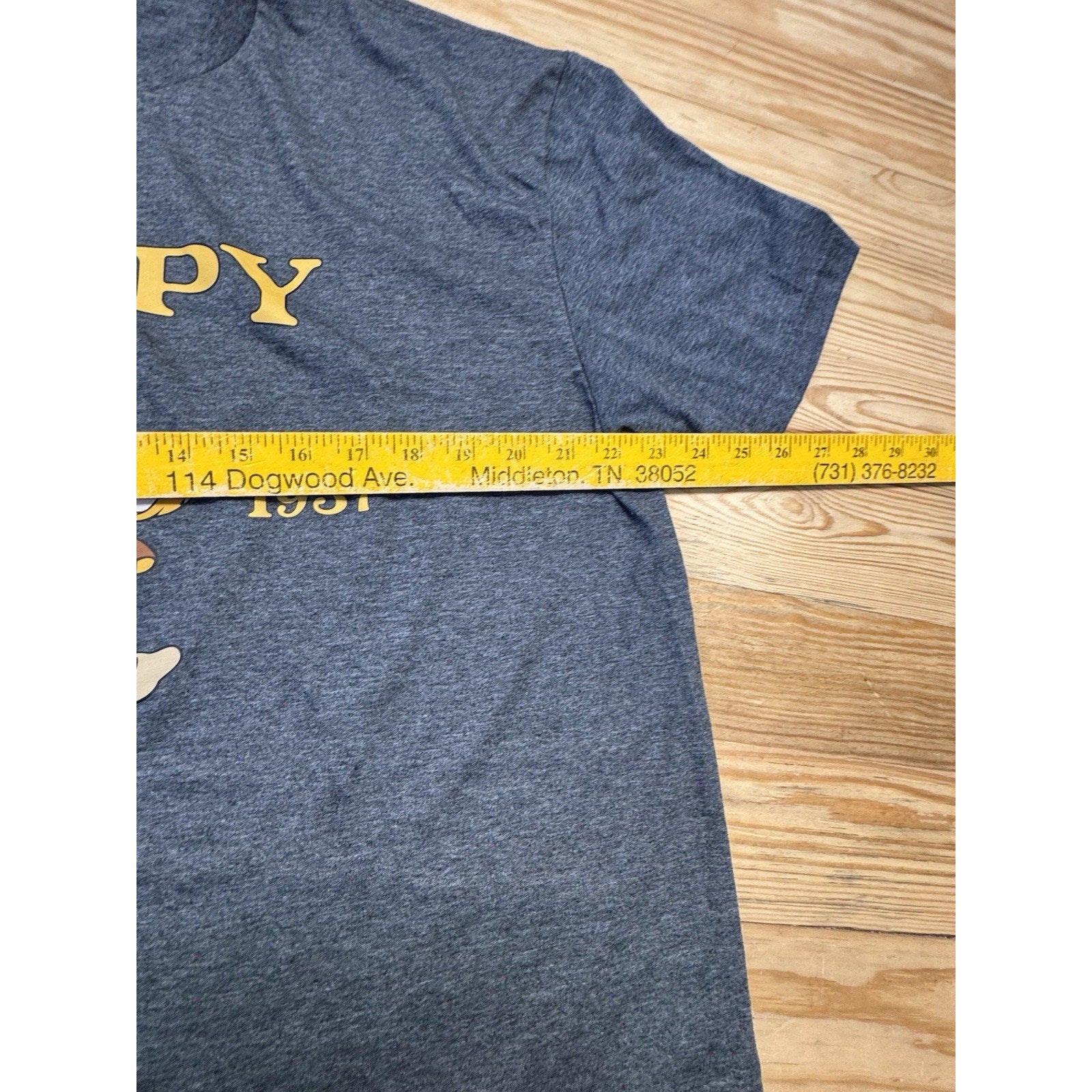 Happy Est. 1937 Walt Disney World Dark Gray T-Shirt XL No Tag Snow White