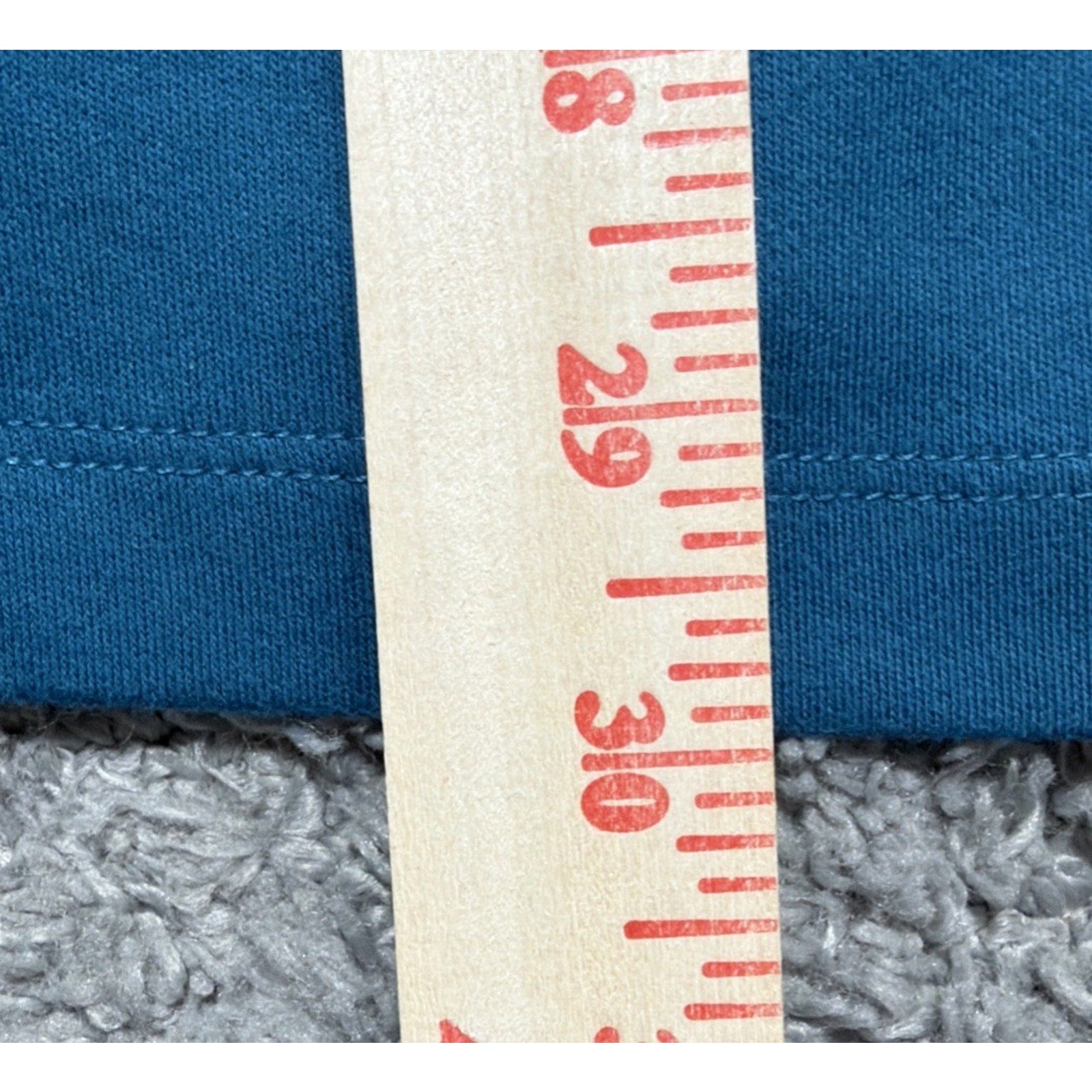 Croft & Barrow Shirt Womens XL Tunic Blue Stretch 3/4 Sleeve Casual Pockets NWT