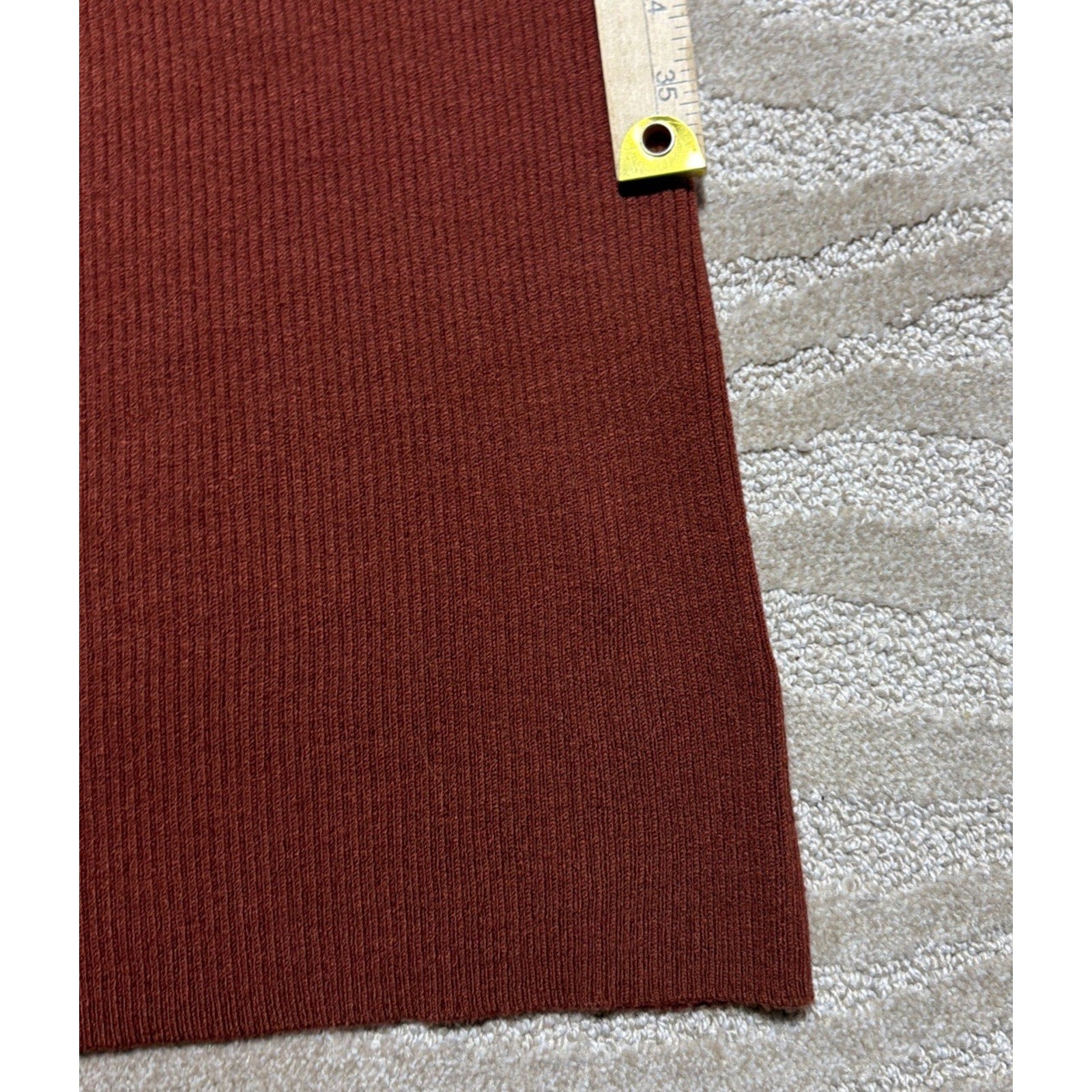NINE WEST Ribbed Sleeveless Dress Stretch Womens L NWT