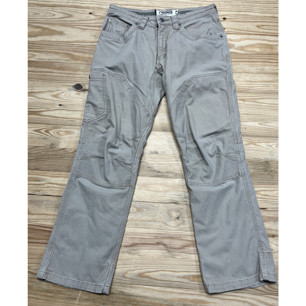 Men's Mountain Khakis Double Knee Work Outdoor Cotton Pants 32x30