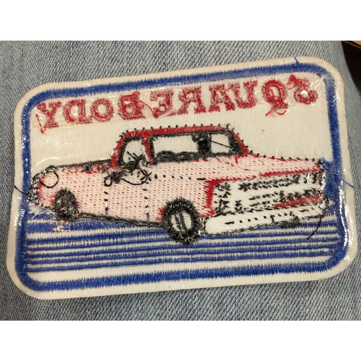 Square Body Iron On Patch Or Sew On Embroidered Chevy GMC