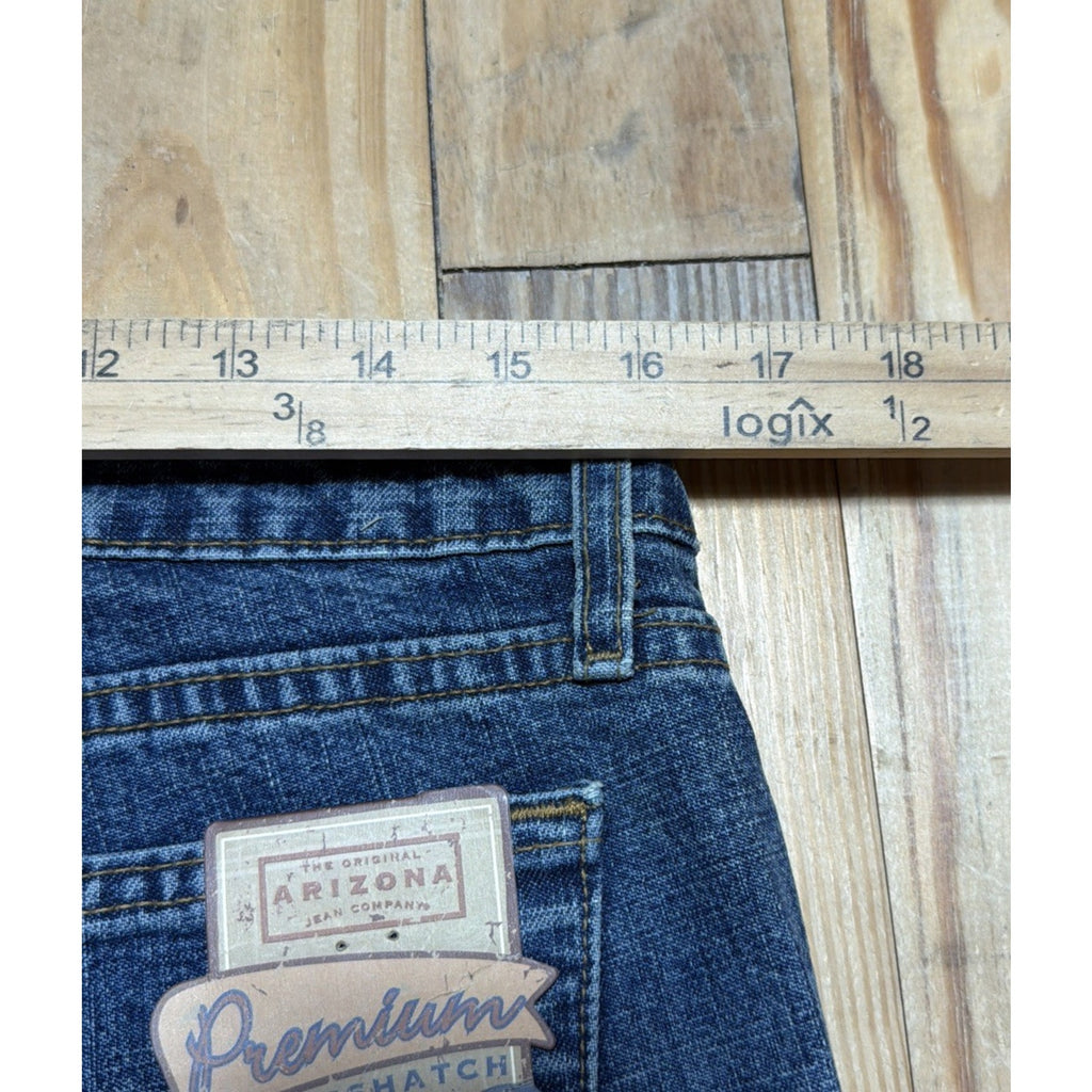 Vtg Arizona Women Low-Rise Y2K Flare Jeans Womens 11 NWT 32x32