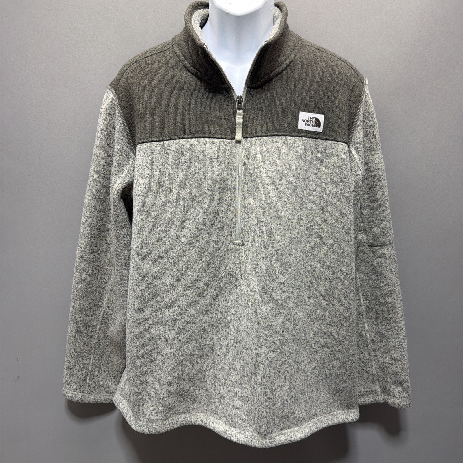THE NORTH FACE Mens XL Gordon Lyons Fleece 1/4 Zip Pullover Outdoor Hiking Trail