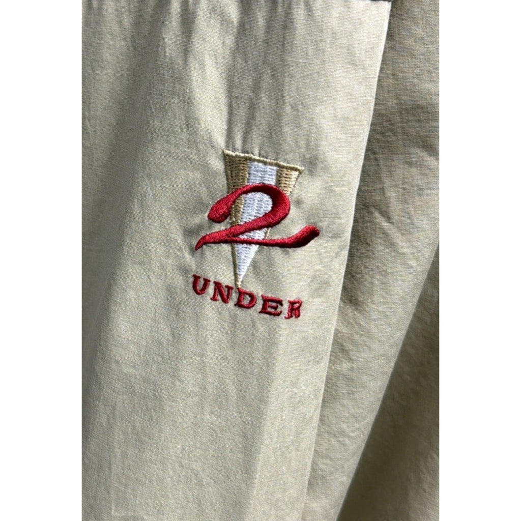 Vintage 90s Two Under Golf Wear XXL Windbreaker Jacket