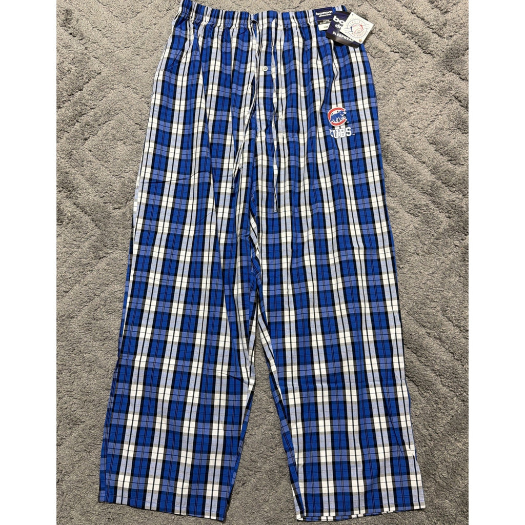 CHICAGO CUBS MLB MENS SLEEP LOUNGE PAJAMA PANT XL POCKETS NWT