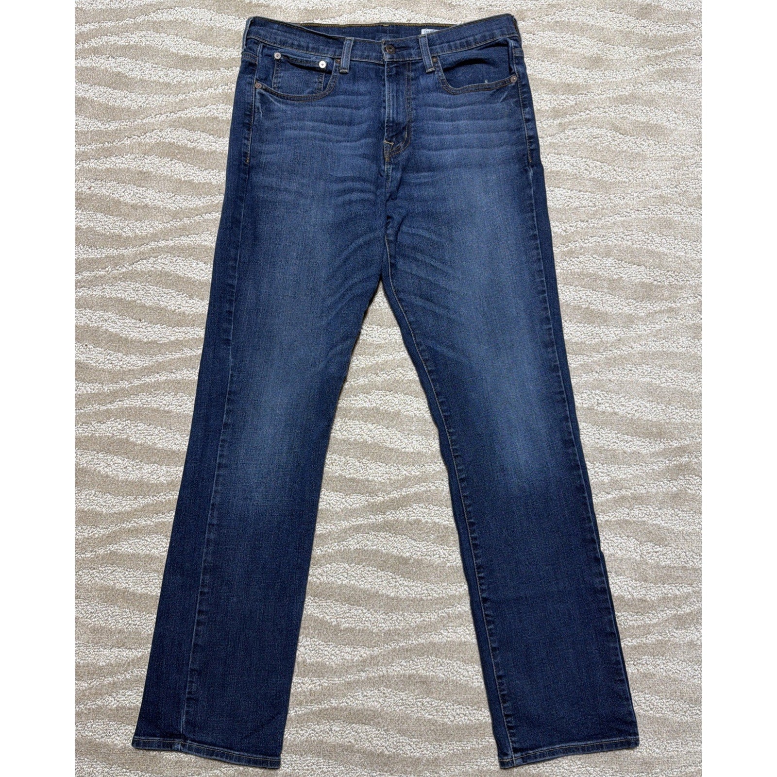 Daniel Cremieux Men's 33x32 Jeans Straight Leg Dark Wash Premium Denim Blue
