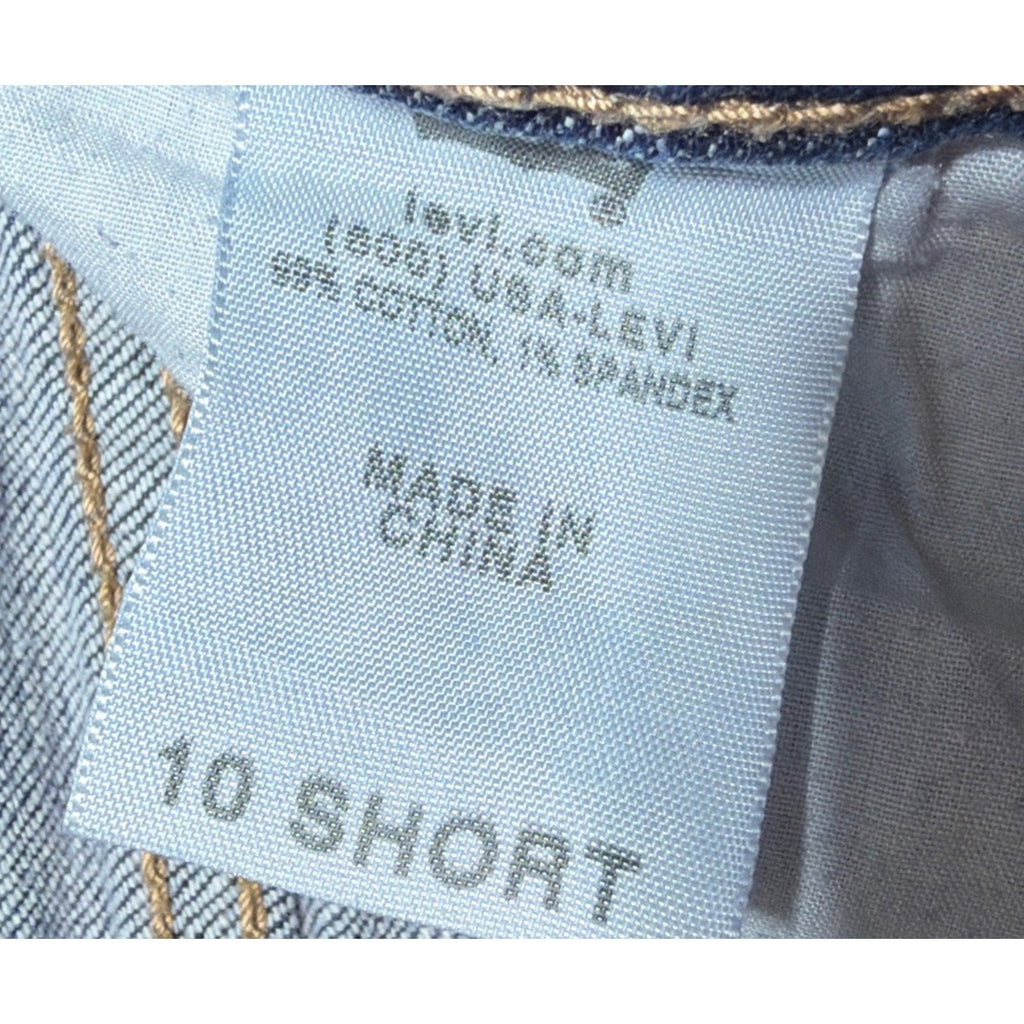 Levi's 512 Perfectly Slimming Flap Pocket Bootcut Women's 10 S Denim Jeans 30x29