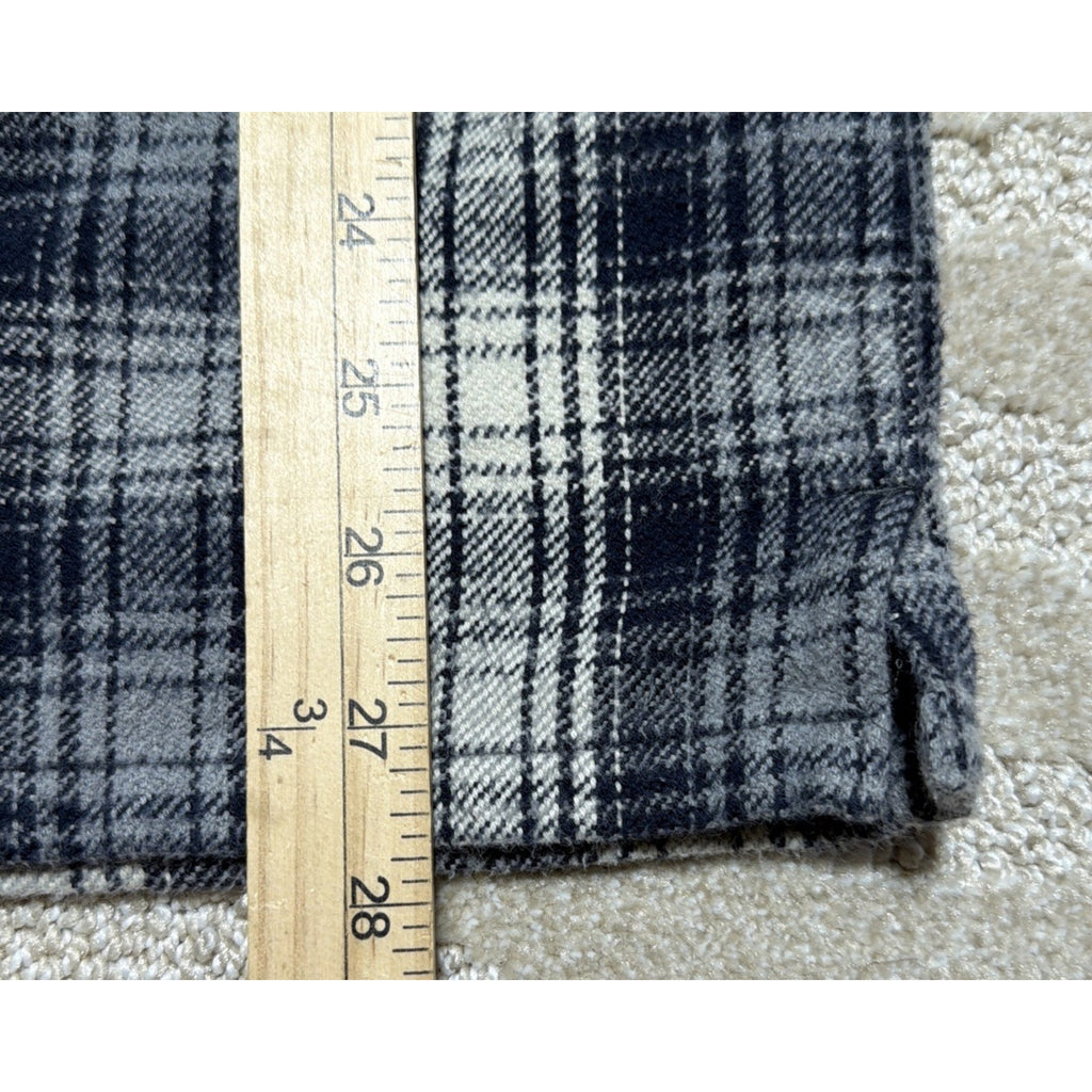 Vtg St. Johns Bay Men's XL Plaid Heavyweight Button Down Flannel Shirt Shacket