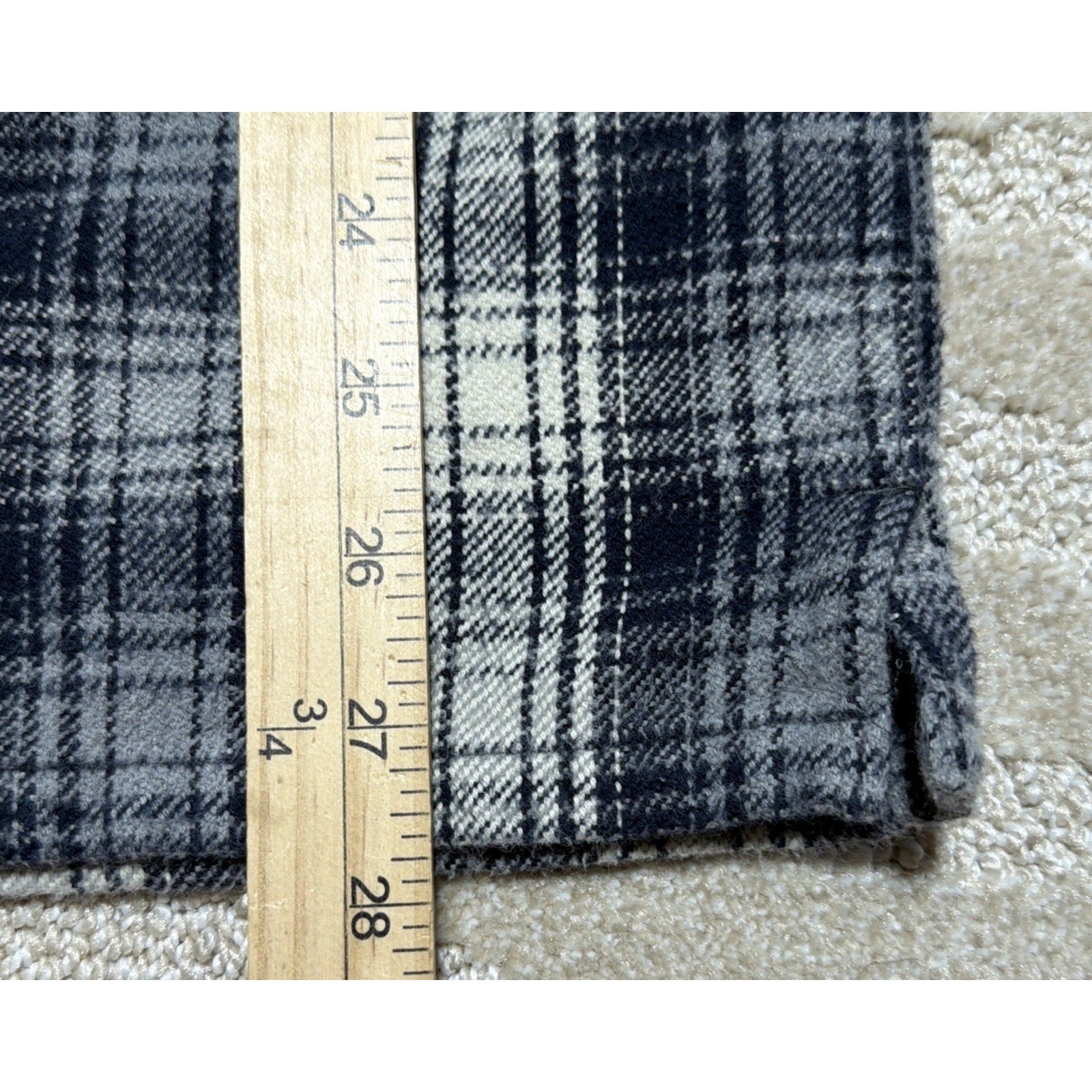 Vtg St. Johns Bay Men's XL Plaid Heavyweight Button Down Flannel Shirt Shacket