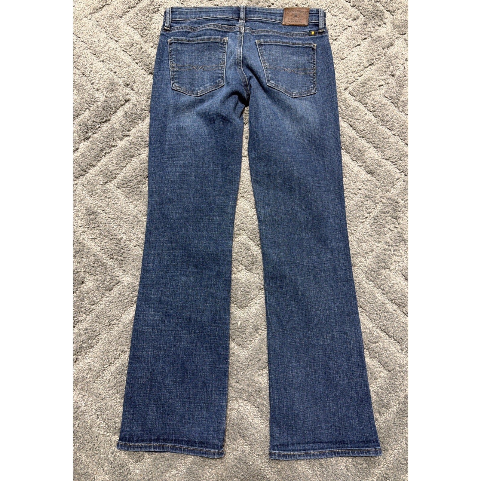 Lucky Brand Womens Sweet Boot Cut Jeans Blue Pockets Denim 4/27