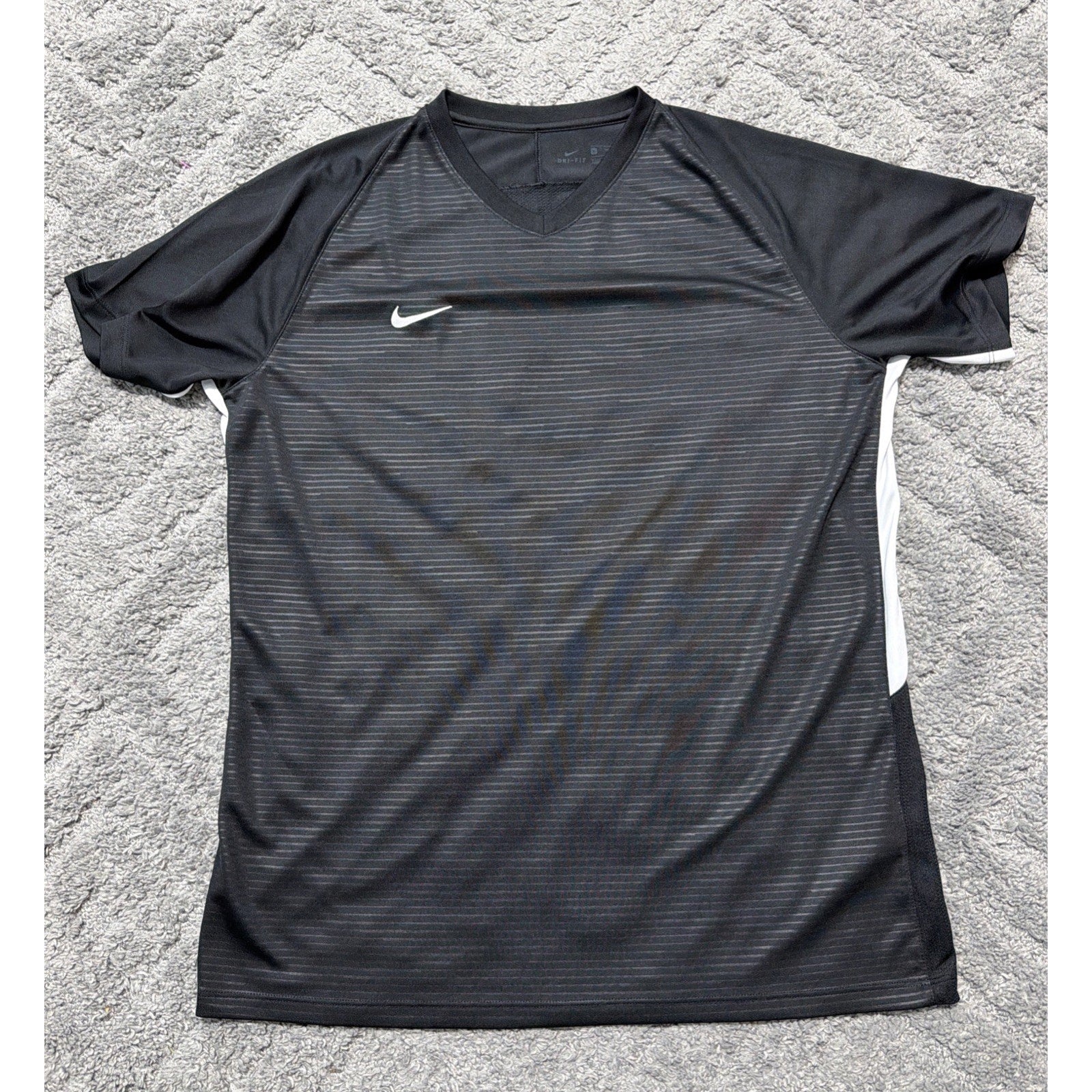 Nike Tiempo Premier Mens XL Dri Fit Soccer Jersey Black 894293-010