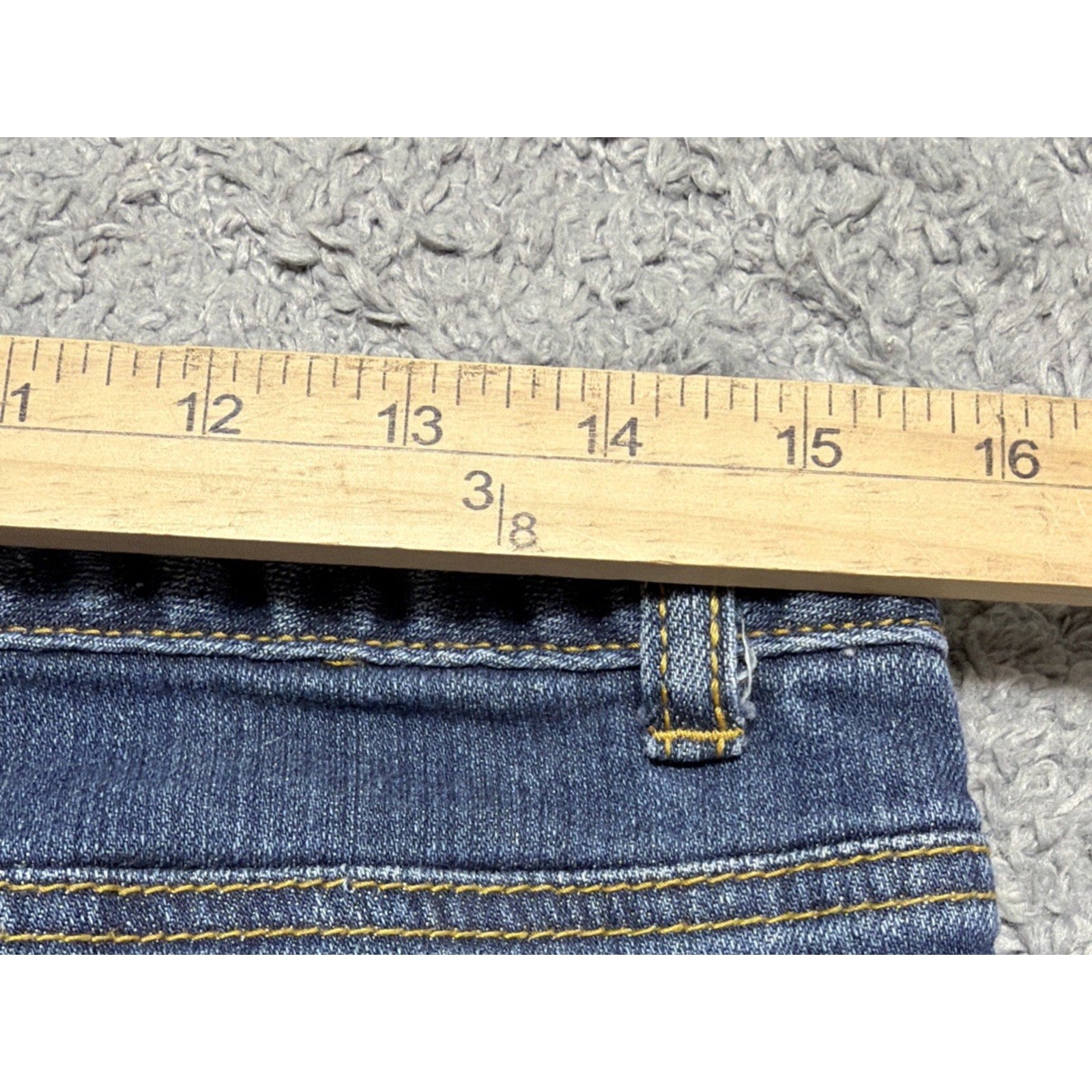 MICHAEL KORS Womens Size 8 Dark Wash Bootcut Blue Jeans Mid Rise Stretch