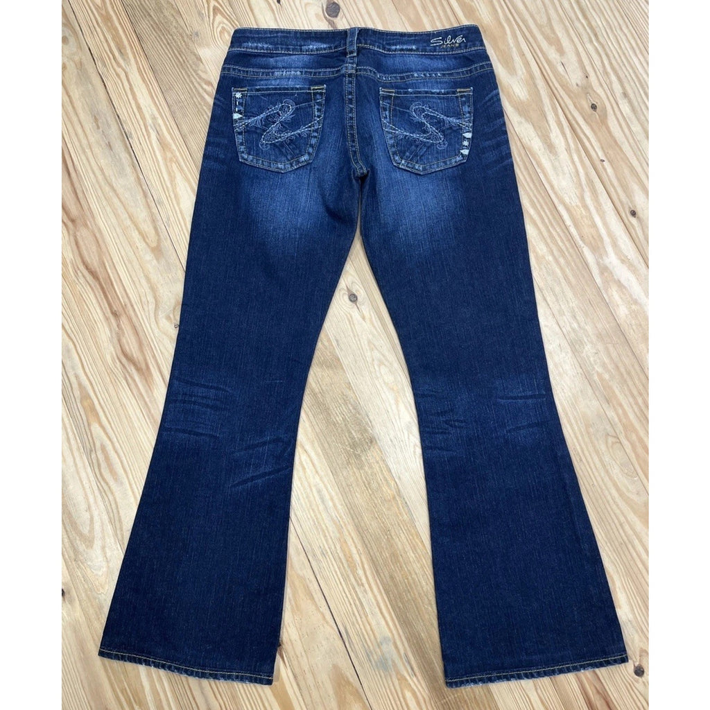 Silver Jeans Women's Sz 29x30 Tuesday Low Rise Boot Cut