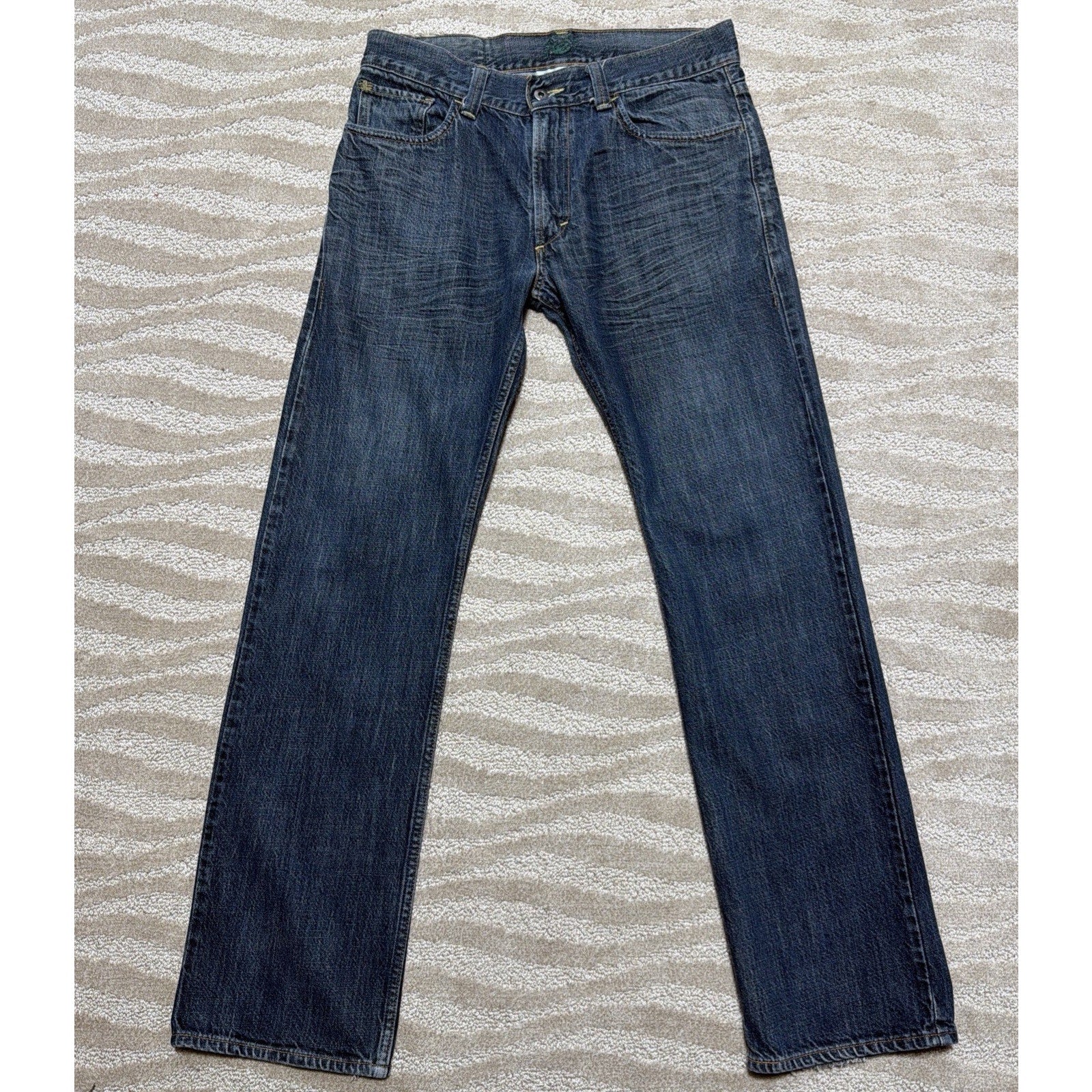Levis 539 Vintage Straight Jeans Mens 32x34 100% Organic Cotton White Tab Y2K