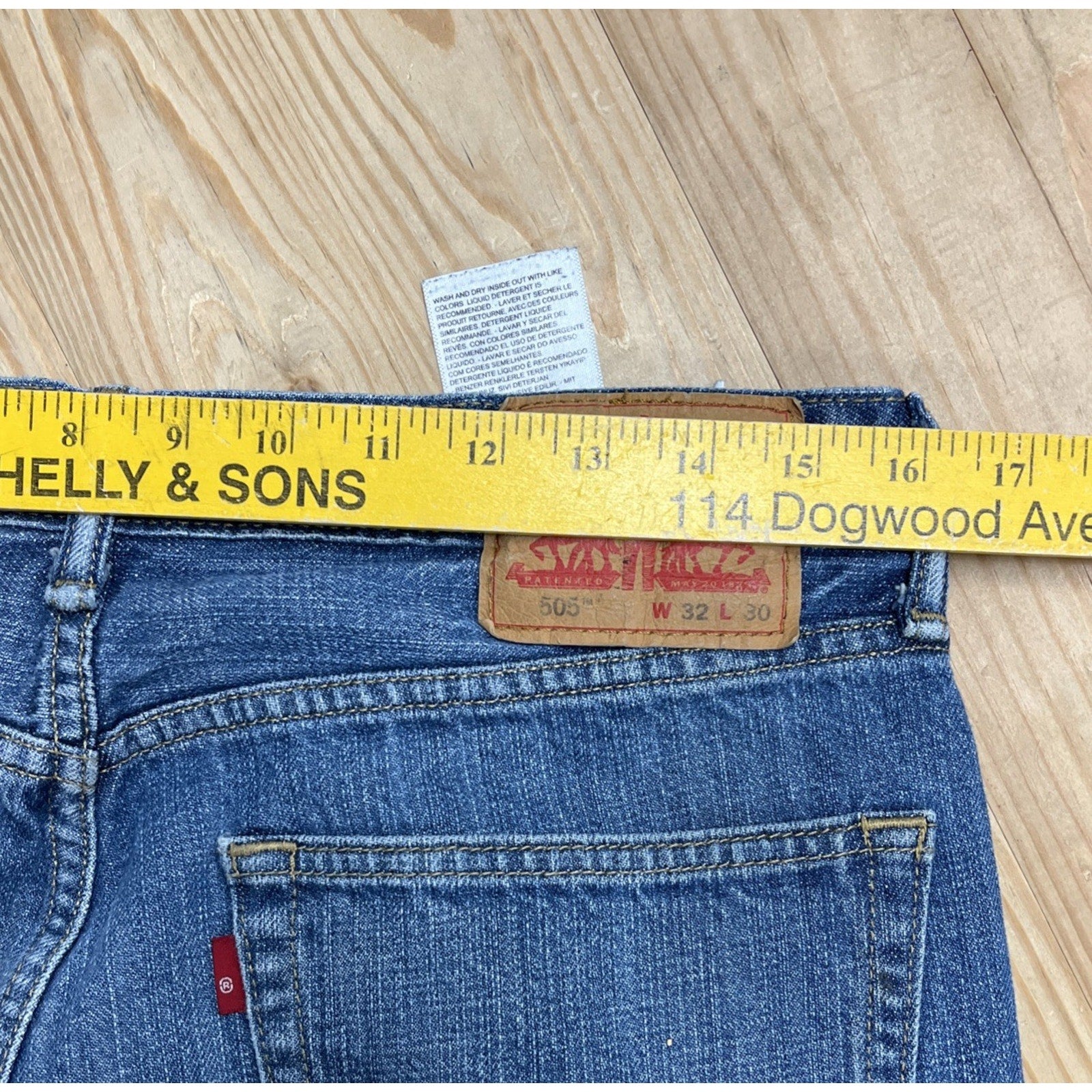 Levi’s 505 Regular Fit Jeans Men’s 32x30 Straight Leg Workwear