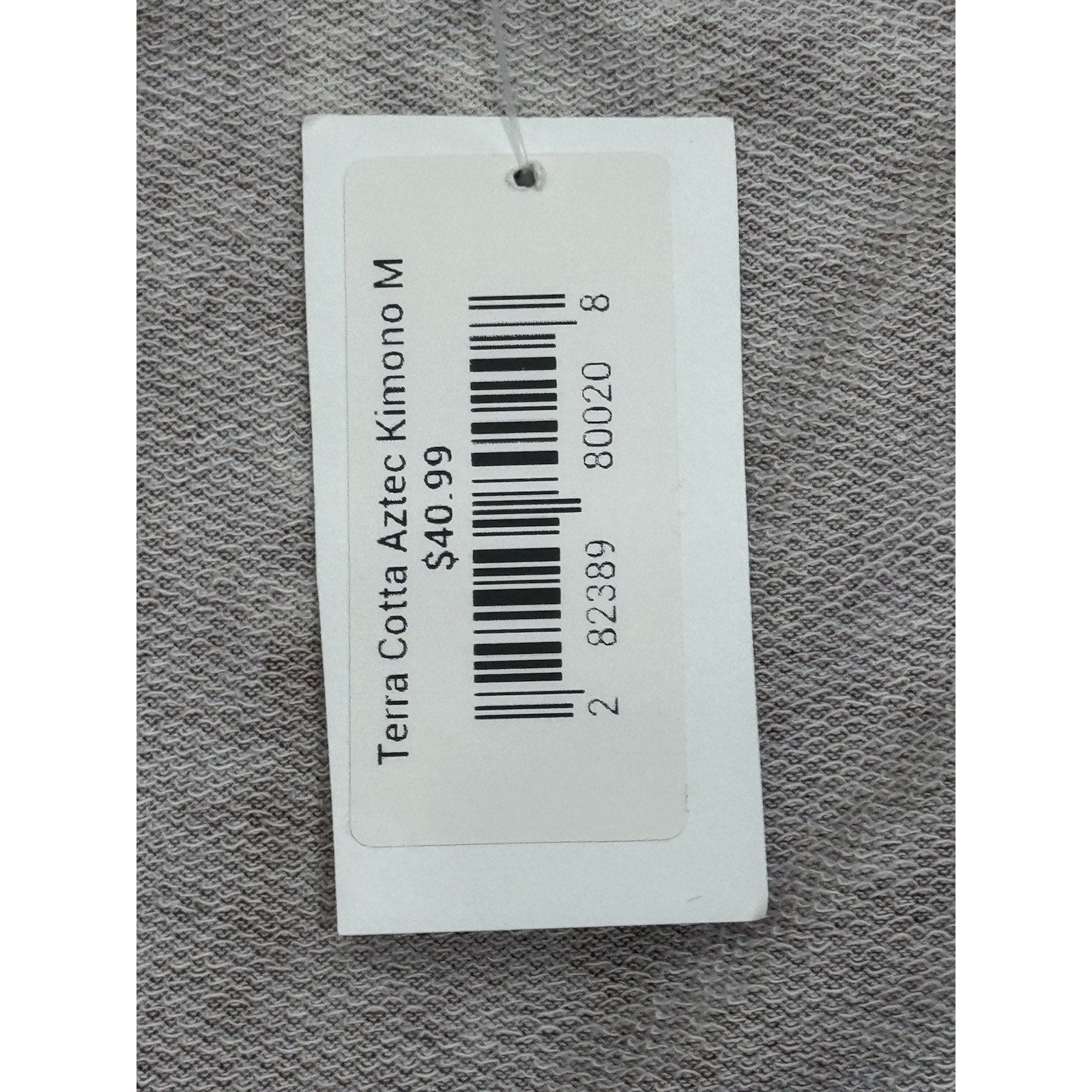 Entro Women's Size Medium Aztec Open Cardigan Kimono Terra Cotta NWT