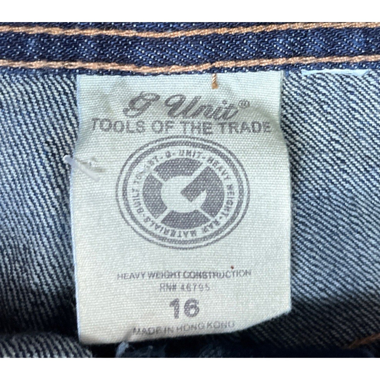 Vintage G Unit 50 Cent Jeans Womens Embroidered Patches Blue Denim Y2K 28x29