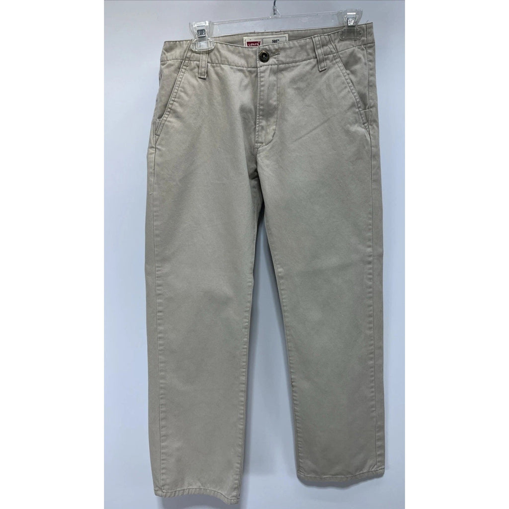 LEVI'S STRAIGHT STRETCH Twill CHINO PANTS - Men's 28x28 Red Tab