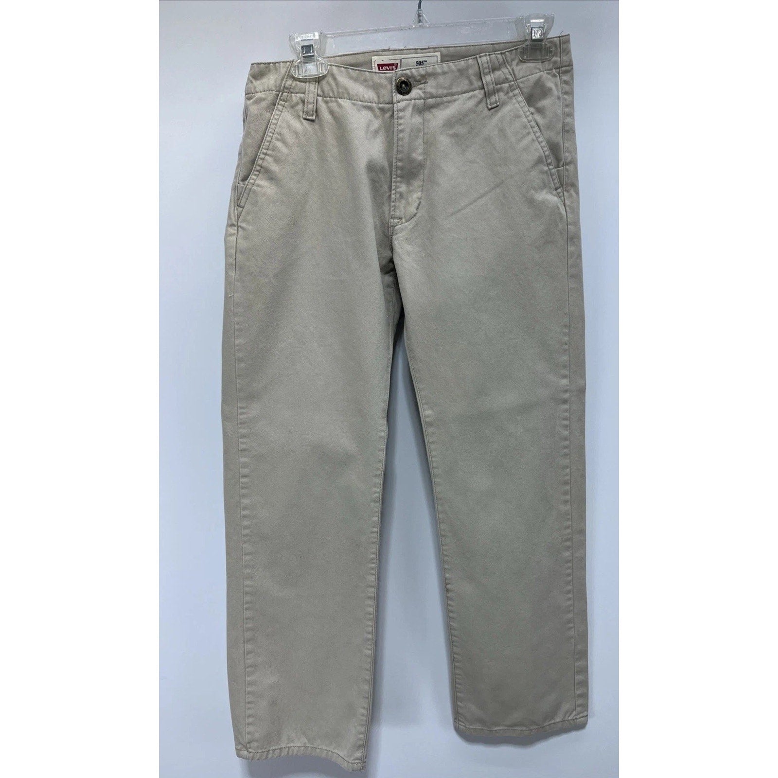 LEVI'S STRAIGHT STRETCH Twill CHINO PANTS - Men's 28x28 Red Tab