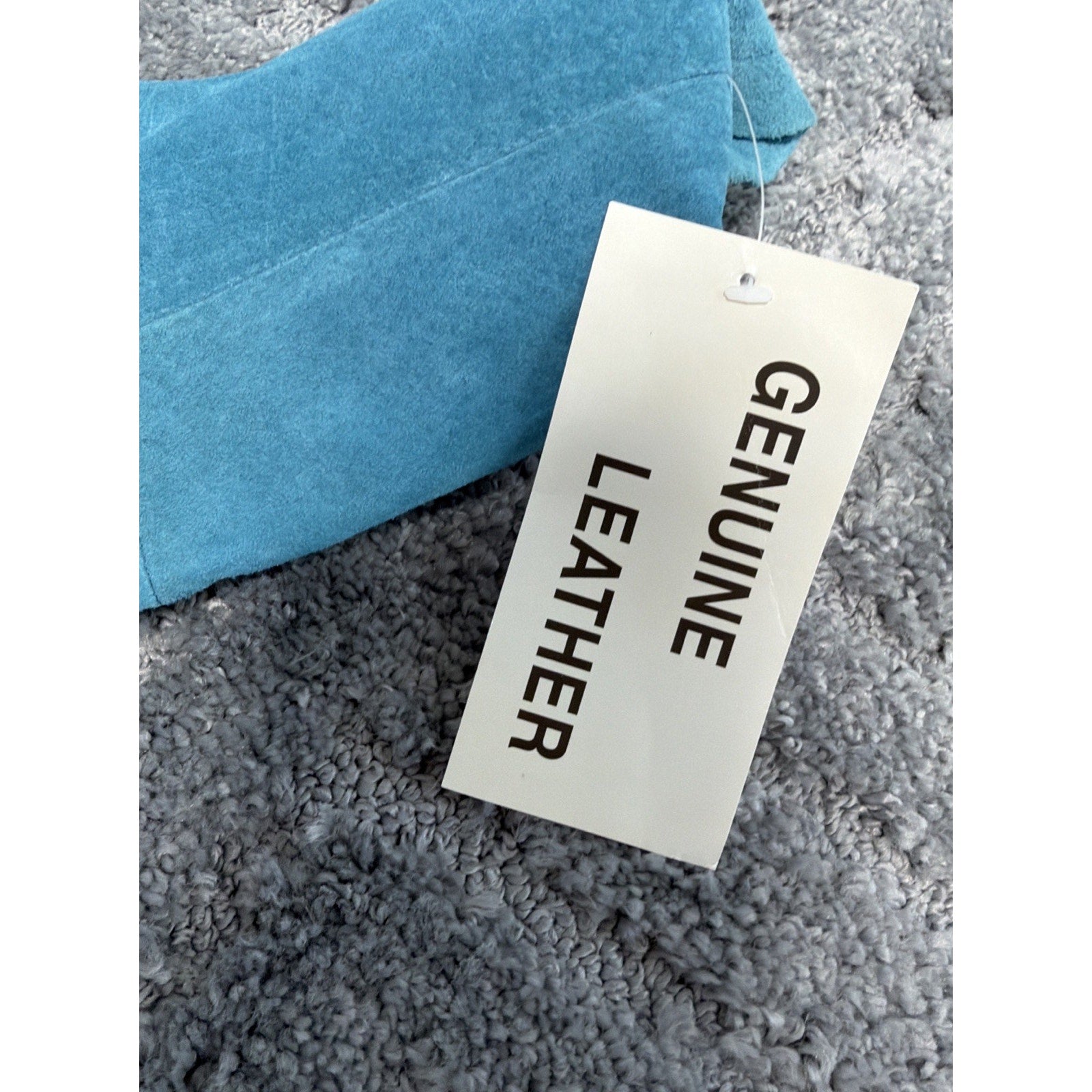 Chadwicks Jacket Teal Genuine Leather Collared Buttons Pockets Lined 12 New