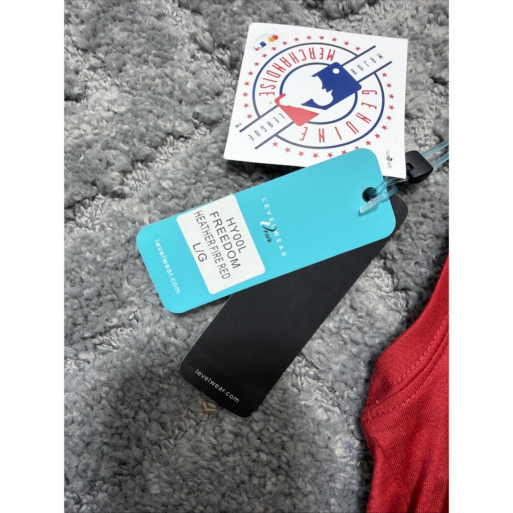 St. Louis Cardinals MLB Heather Red Level Wear Women’s Tank Top Size Large New