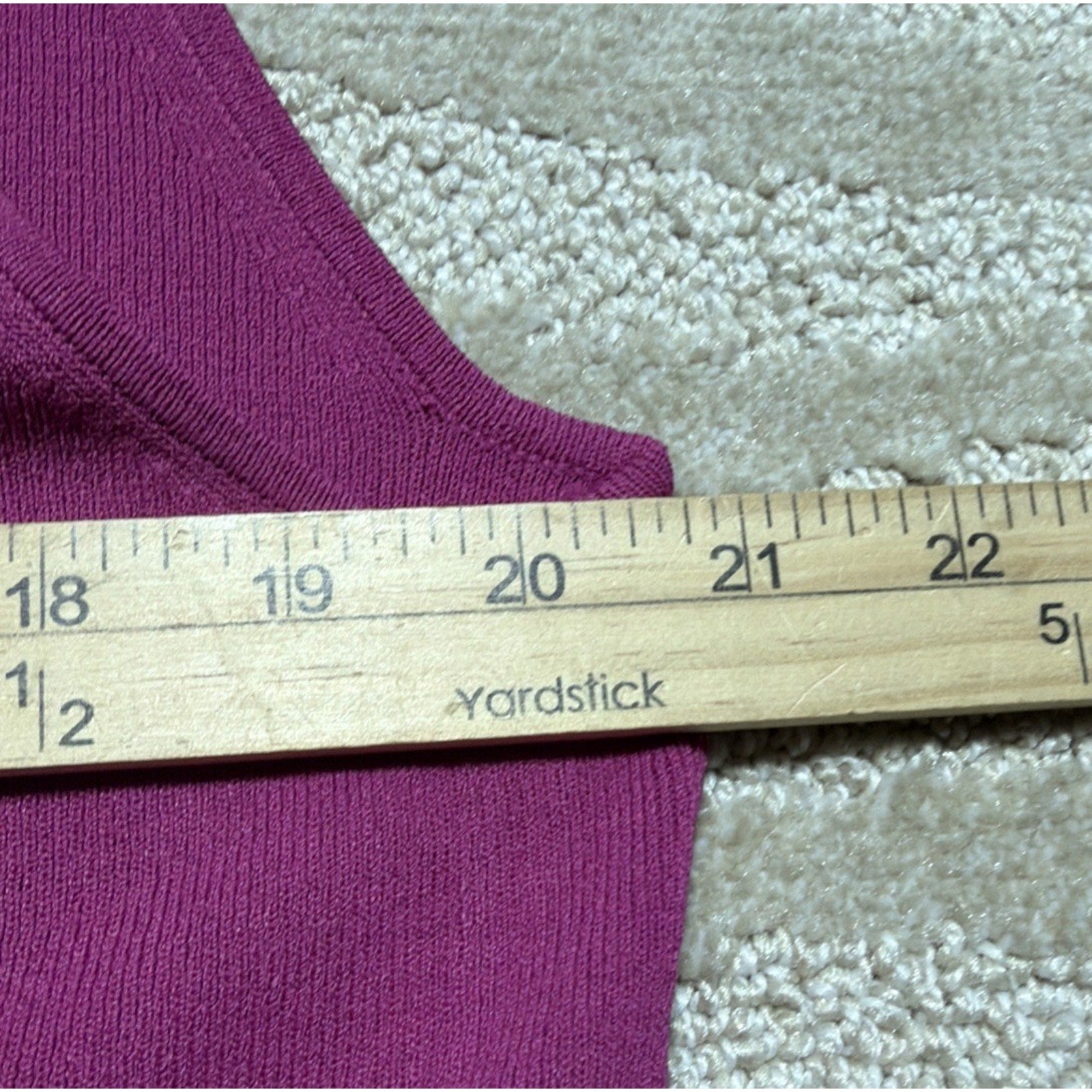 cable & gauge KNIT TOP Plus Size 1X Sleeveless FUCHSIA PINK Seashell Detail New