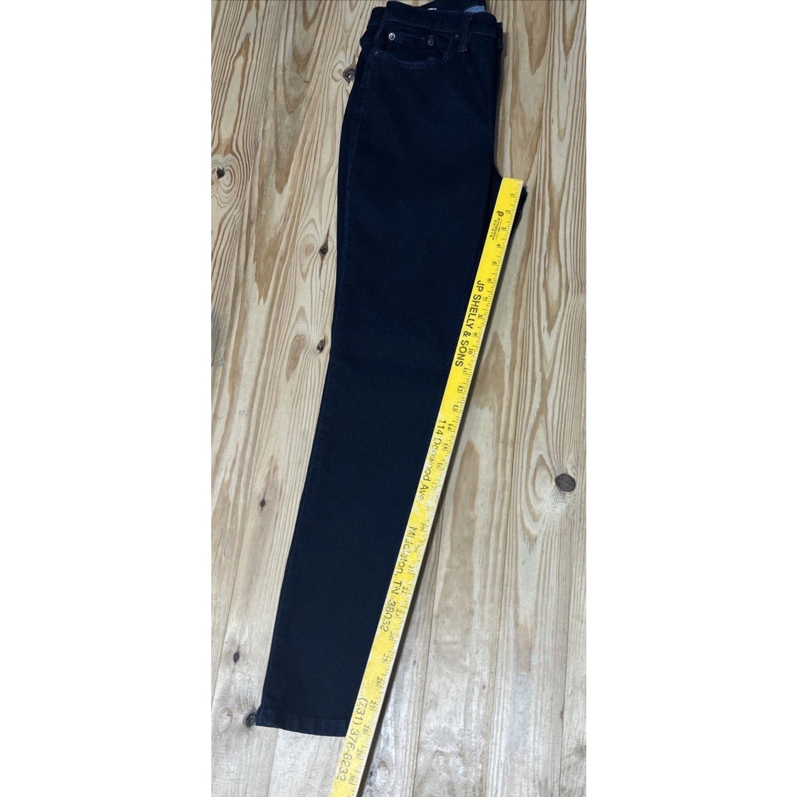 Calvin Klein High Rise Skinny Jeans Womens 6 Dark Blue Denim Zip Fly 5-Pocket
