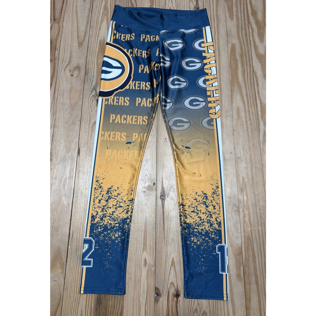 NFL Apparel Womens XS Green Bay Packers Full Length Leggings 27x28