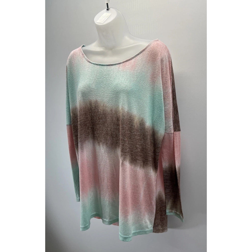 Umgee Women’s Tie Dye Shirt Top-Size S