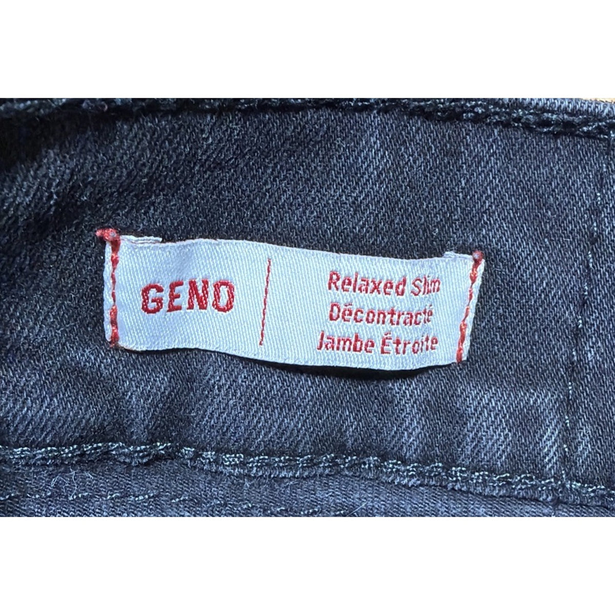 True Religion Geno No Flap Relaxed Slim Straight Jeans ‘Black’ Size 36