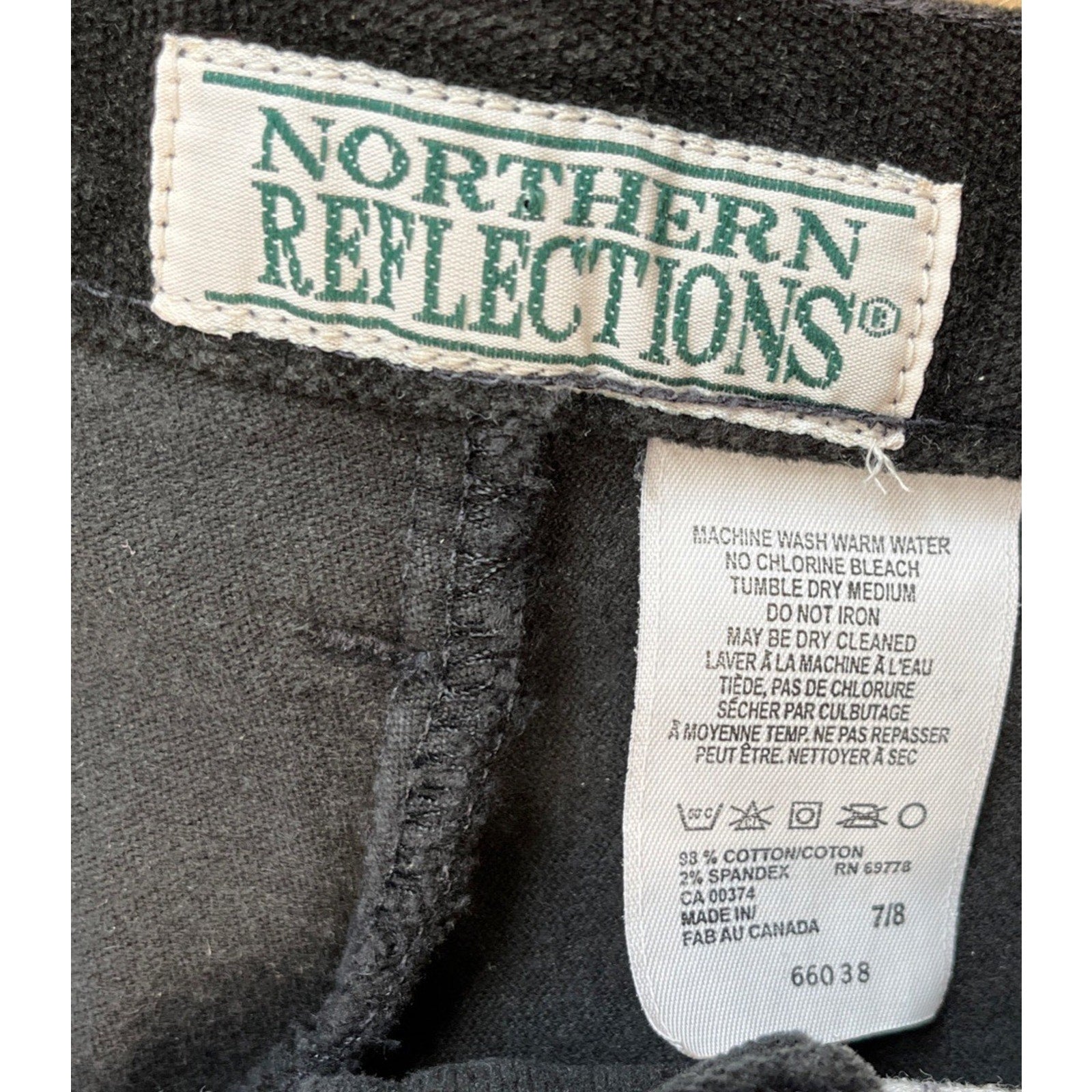 Vintage Northern Reflections Corduroy Straight Leg Mom Pants Women's Size 7/8