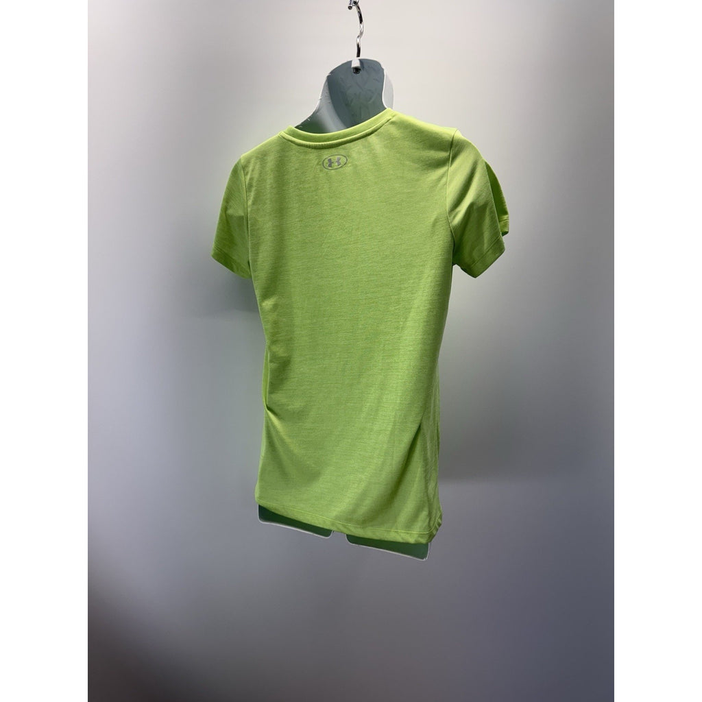 Under armour T Shirt Men Medium Green Heatgear Vent Loose Fit Crew Neck Pullover