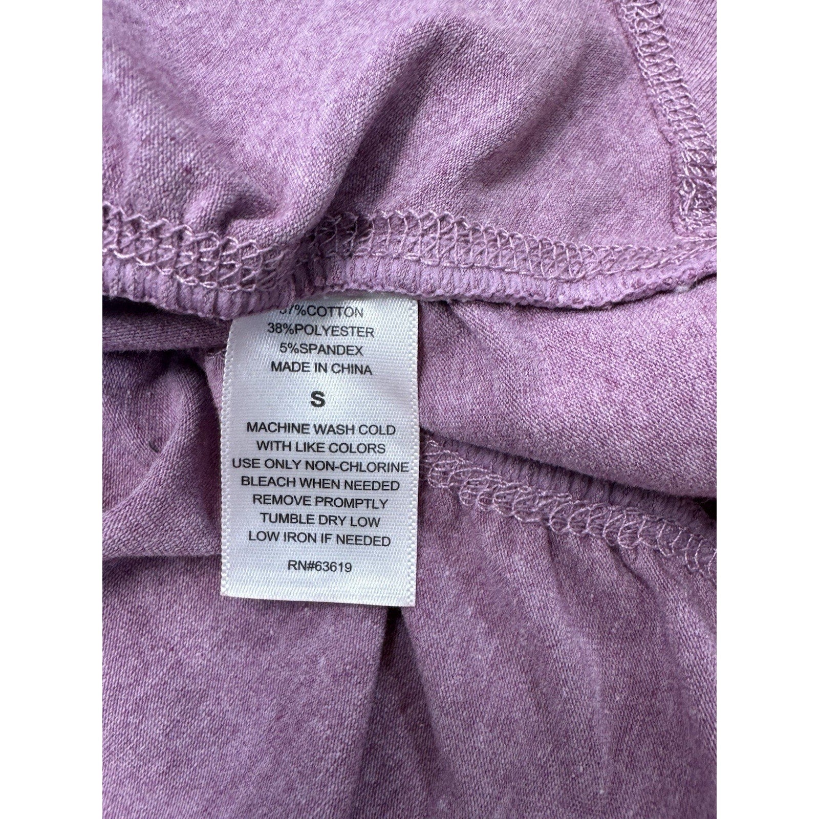 New York Laundry Women’s Small Short Sleeve Compression Top Purple In Color
