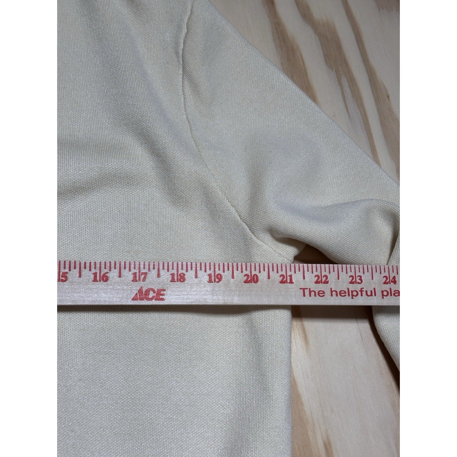 Lillusory Long Cardigan Womens M Cream Open Front Knit Coatigan Sweater Pockets