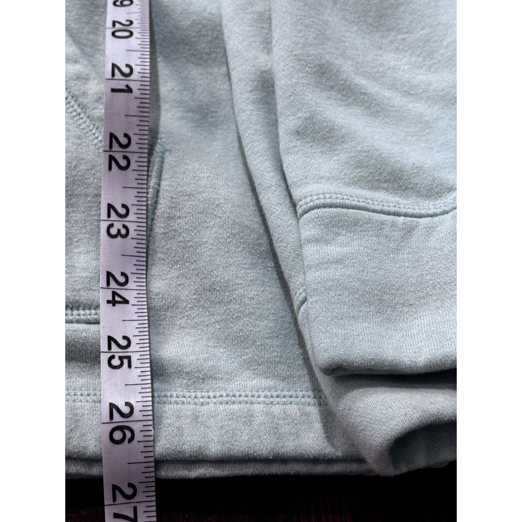 Under Armour Womens Quarter Zip Sweatshirt Fleece Large Mint Green Logo on Back