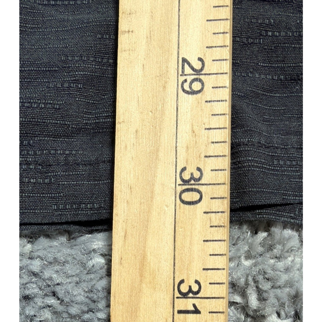 Joseph & Feiss Mens 100% Silk Embroidered Button Up Shirt 3X Black/Cream